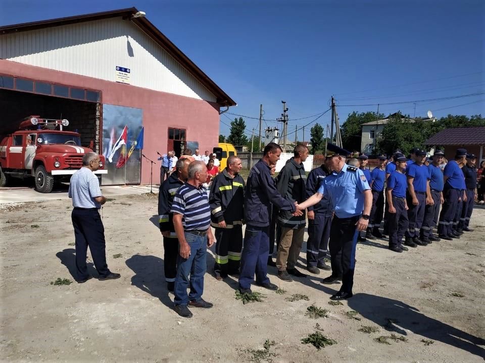 В Хынчештах открылась новая волонтёрская пожарная часть.
