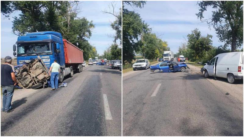В Дрокии из-за аварии с участием трех авт и грузовика пострадали двое детей.