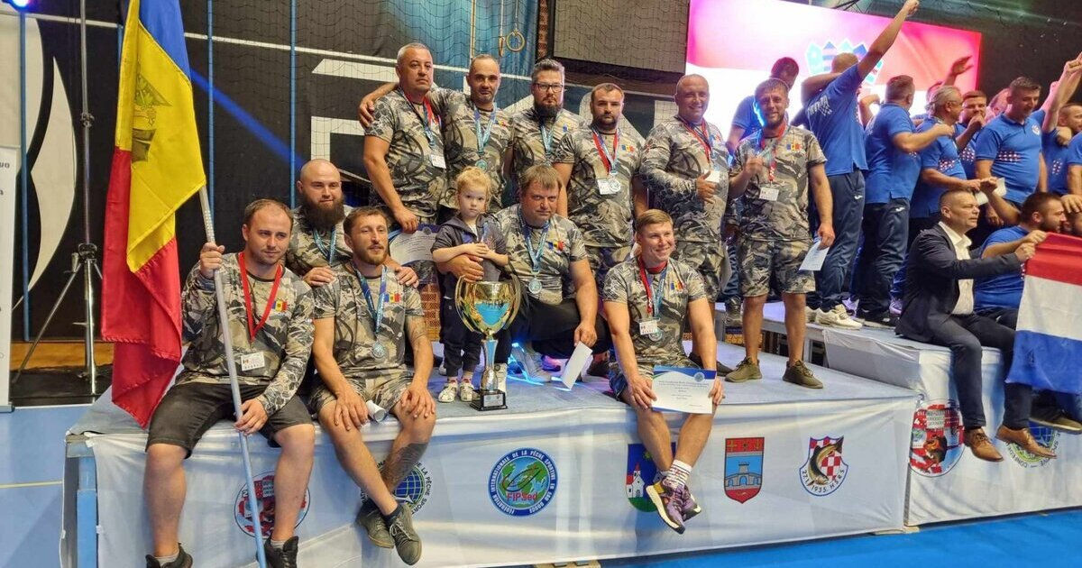 Moldova a obținut locul doi la Campionatul Mondial de pescuit sportiv.