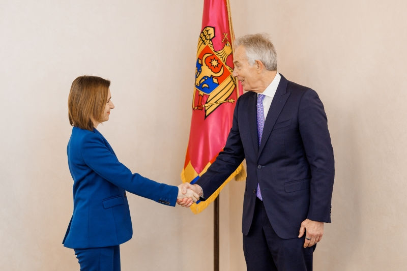 Sandu a discutat cu fostul premier al Marii Britanii despre posibilitățile de dezvoltare economică a R. Moldova.