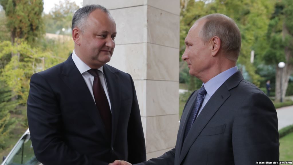 Igor Dodon a subliniat că încă nu are dreptul să-l numească pe Vladimir Putin, prieten.