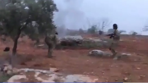 Опубликовано видео сражения пилота Су-25 с боевиками в Сирии.
