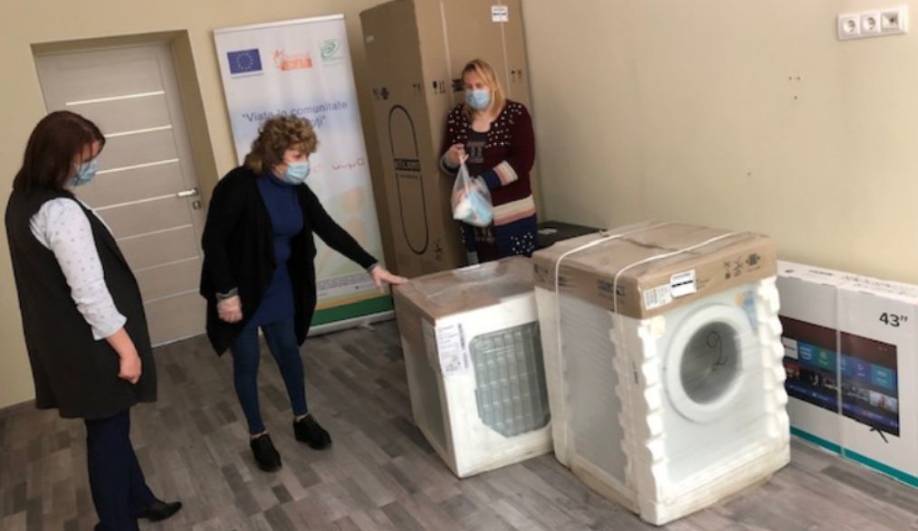 Две квартиры из программы Защищенное жилье в Бельцах оснастили техникой.