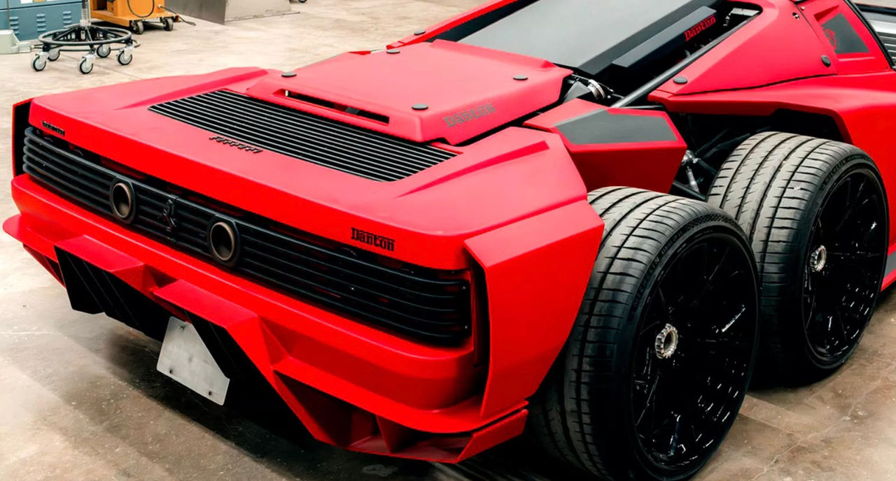 Supercarul legendar Ferrari Testarossa a stat la baza unui proiect interesant.