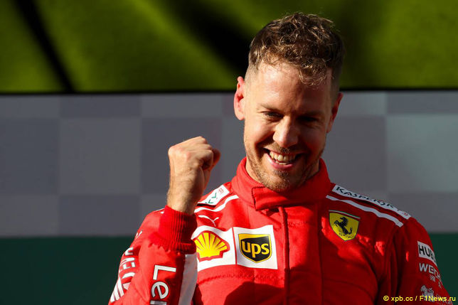 Это вторая подряд победа Феттеля на Гран-при Австралии. Фото: f1news.ru