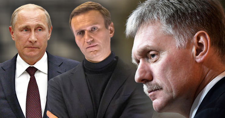 Песков заявил, что ситуация с Навальным "не вызывает никаких чувств" у Путина. Фото: Point.md.