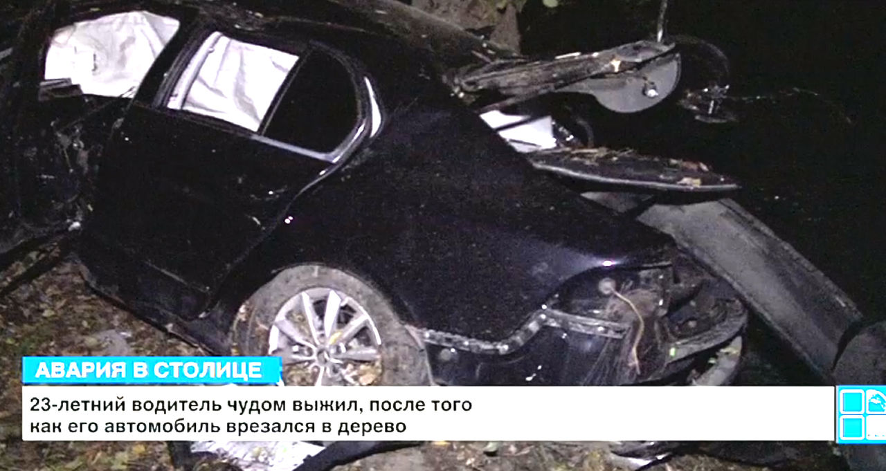 Мужчина чудом выжил в аварии на Мунчештском шоссе.