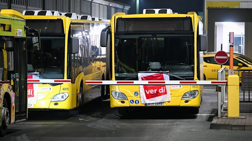 O grevă masivă va paraliza transportul public în șase landuri federale germane.