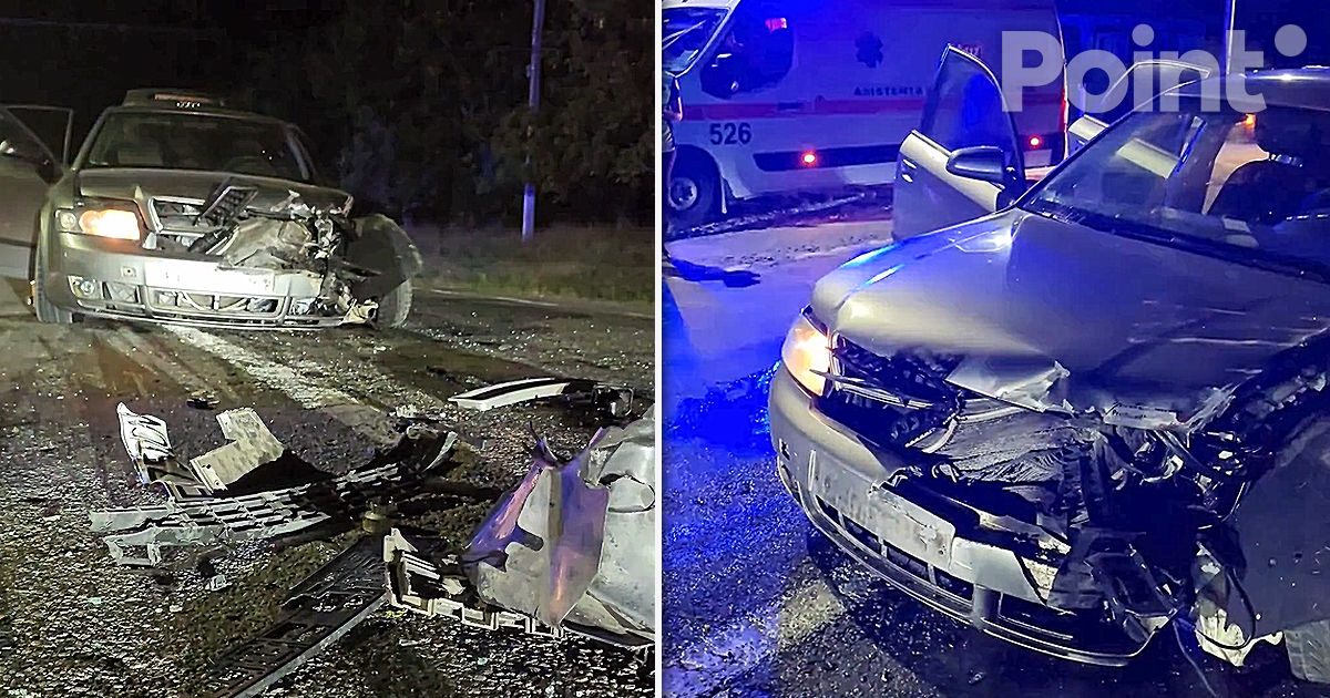 Accident în apropiere de satul Recea: Un Audi și un autotractor s-au tamponat.