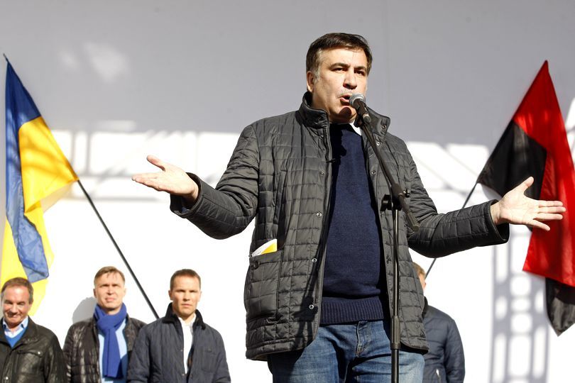 Saakașvili a intrat în greva foamei după ce a fost arestat în Kiev