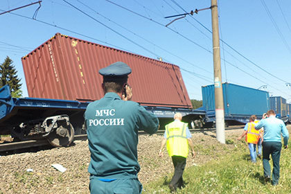 По данным российских официальных ведомств, в результате аварии погибли пятеро. Фото: пресс-служба ГУ МЧС по Московской области