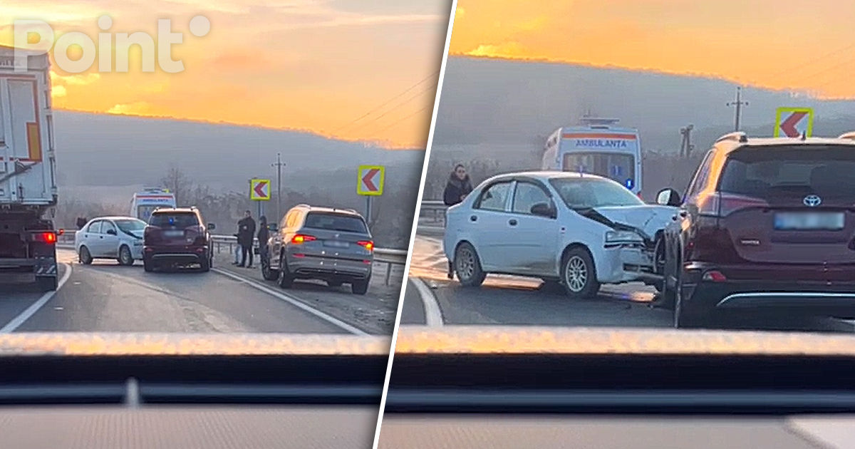 Accident în apropierea localității Peresecina: O persoană a avut de suferit.