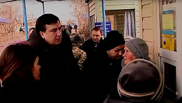 Саакашвили возмутился наличием очереди на пункте пропуска «Кучурган».