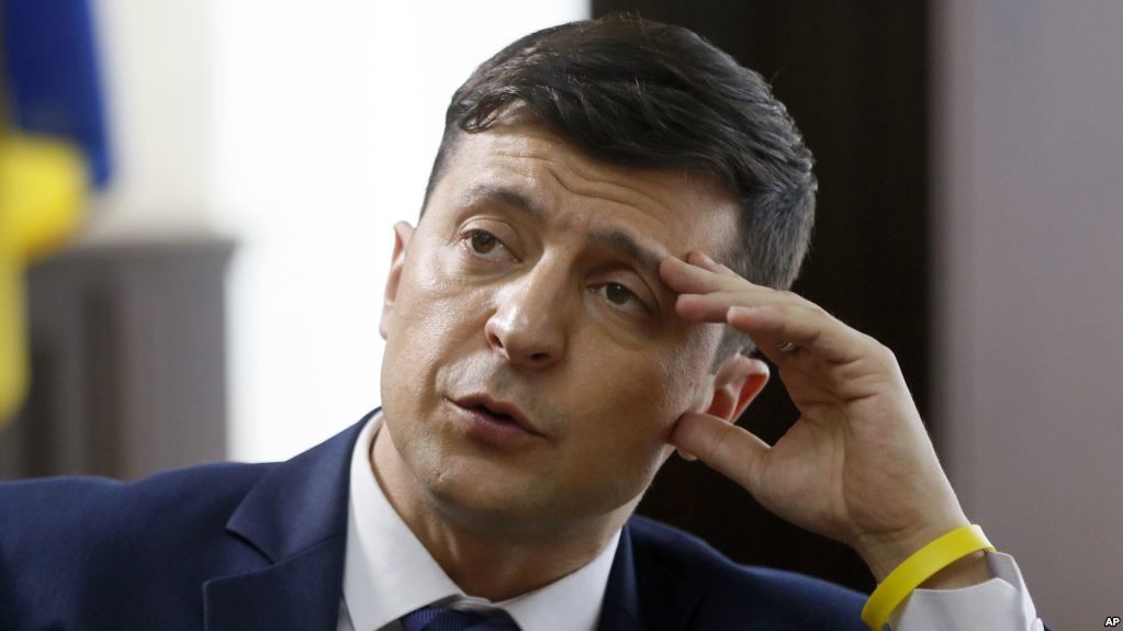 Кандидат в президенты Украины Владимир Зеленский.
