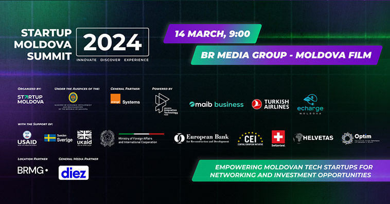 В Кишиневе пройдет Startup Moldova Summit 2024.