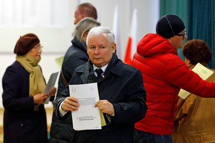 Лидер партии «Право и справедливость» Ярослав Качиньский Фото: Pawel Kopczynski / Reuters