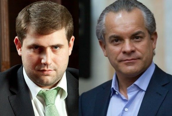 Primarul de Orhei Ilan Shor  și oligarhul Vladimir Plahotniuc.