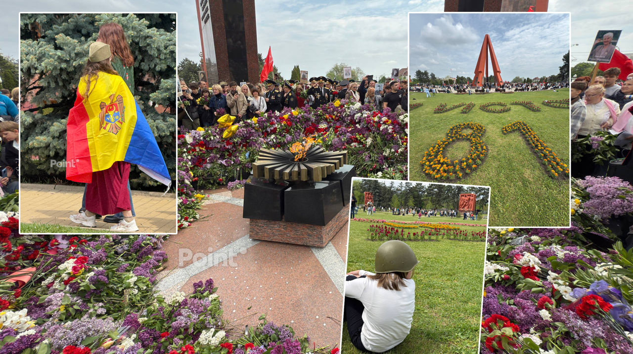 Тысячи людей собрались у мемориального комплекса "Вечность" в Кишинёве.