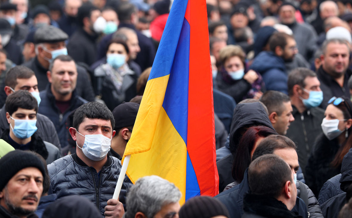В Ереване прошла акция протеста против Пашиняна.