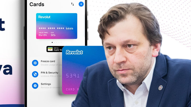 Алайба объявил о скором запуске приложения Revolut: Остались считанные дни. Коллаж: Point.md