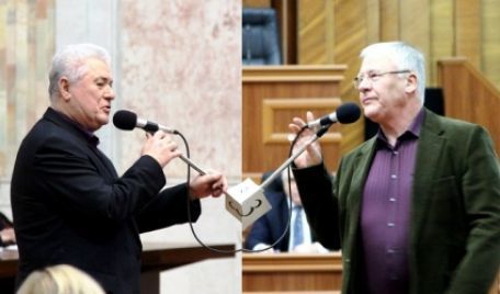 Replici acide și acuzații reciproce între Diacov și Voronin