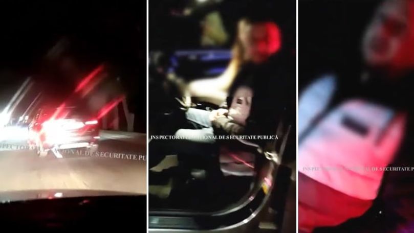 Полиция преследовала водителя BMW, ехавшего на большой скорости.