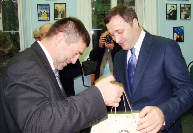 Iurii Roşca şi Vlad Filat. Foto: realitatea.md