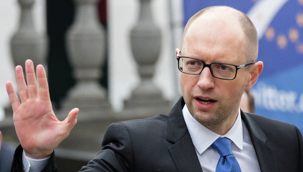 Премьер-министр Украины Арсений Яценюк.