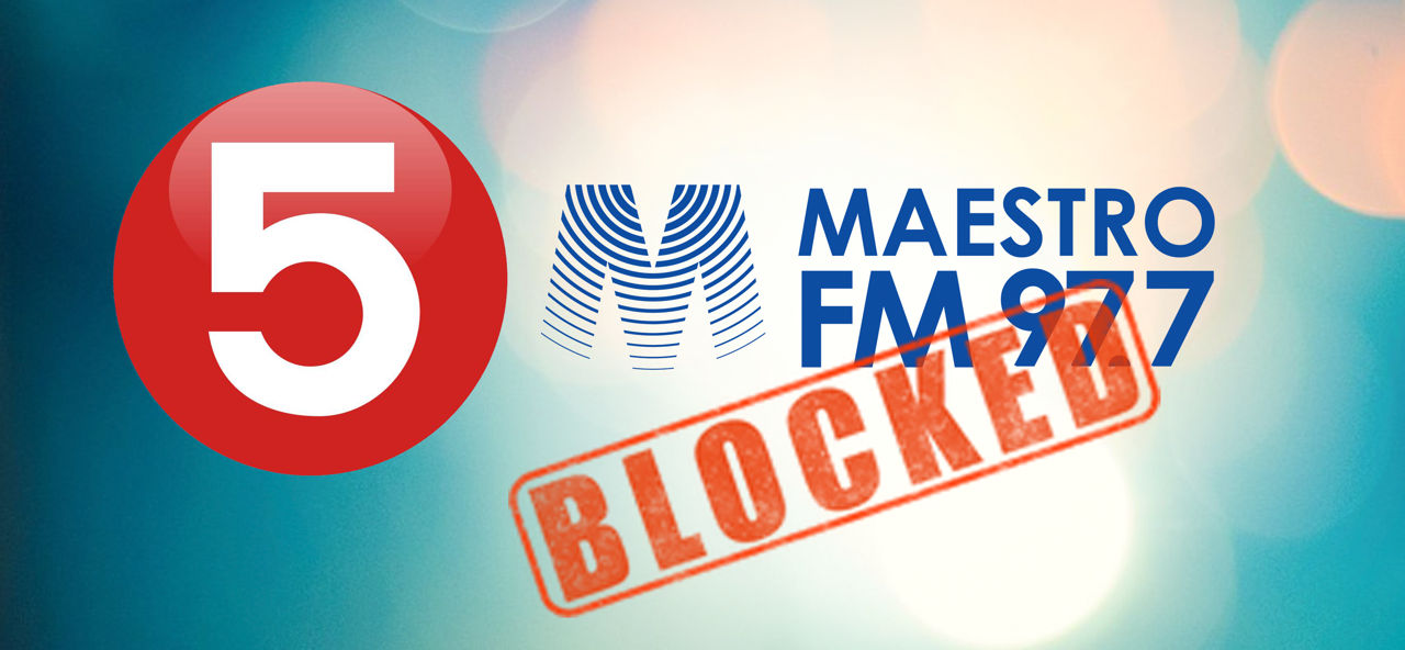 В Молдове приостановили вещание Canal 5 и радиостанции Maestro FM.