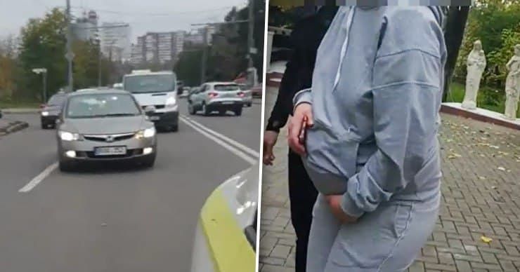 В Кишиневе полицейские сопроводили беременную женщину до больницы.