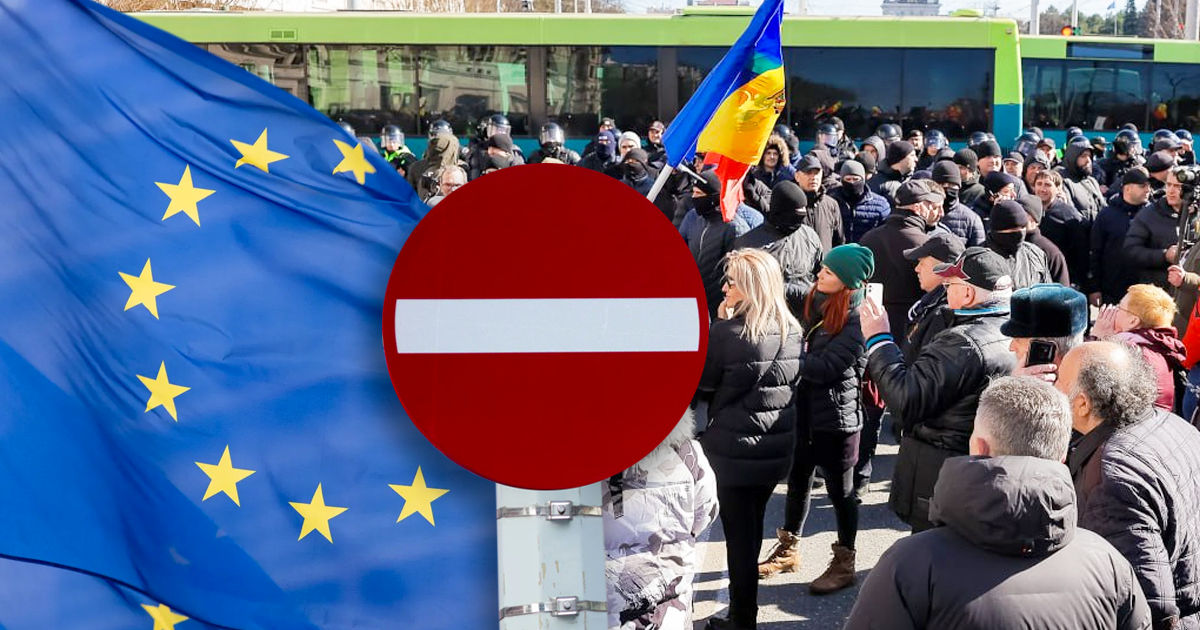 В ЕС хотят ввести санкции против дестабилизирующих ситуацию в Молдове. Коллаж Point.md.