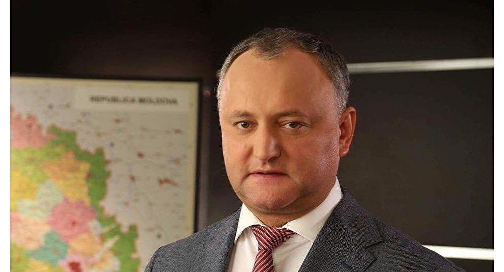 Igor Dodon s-a întâlnit la Chișinău cu europarlamentarul român Laurențiu Rebega. Foto: Facebook / Igor Dodon