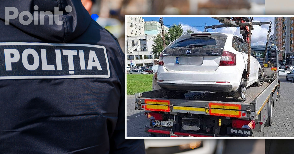Poliția din Capitală, alertată după ce șoferul unei Skoda se deplasa haotic.