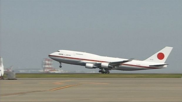 Avionul premierului nipon a pierdut o parte dintr-o aripă în timpul zborului.