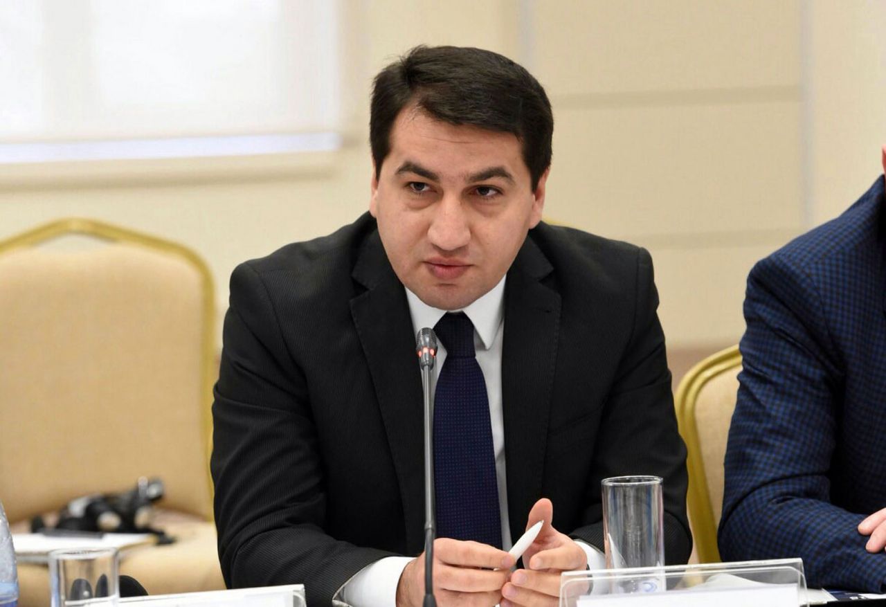 Руководитель пресс-службы министерства иностранных дел Хикмет Гаджиев.