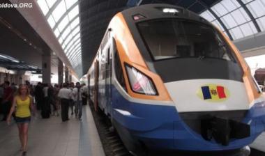 Trenul va porni din Chişinău la ora 09.15, la gara Bereşti din Ungheni 