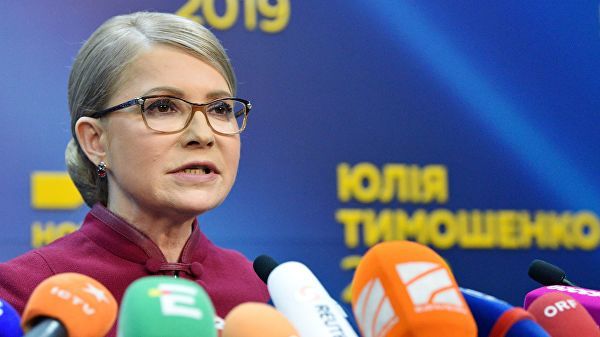 Лидер партии "Батькивщина" Юлия Тимошенко.