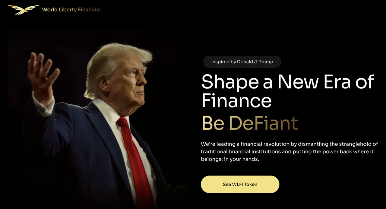 Site-ul proiectului cripto al lui Trump a cedat încă de la lansare.