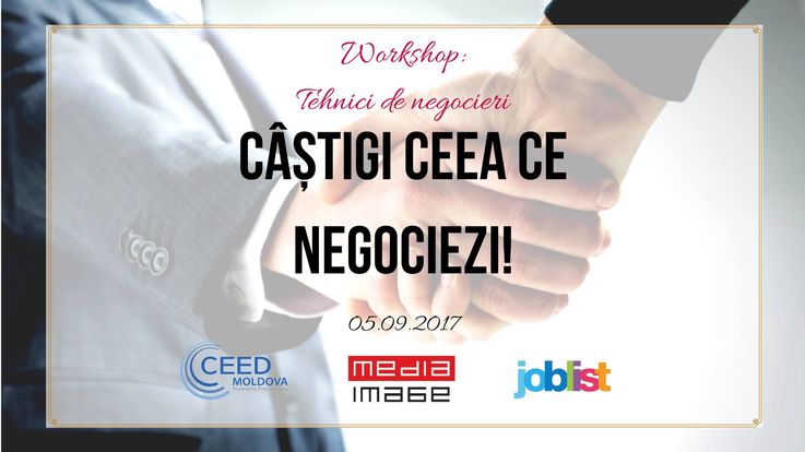 Workshop: Tehnici de negocieri