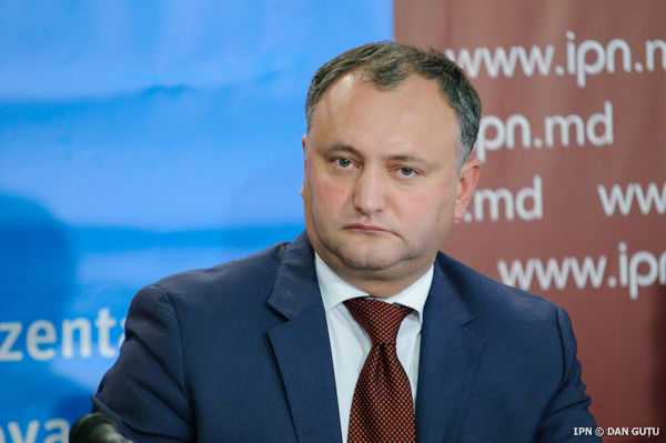 Председатель Партии социалистов Игорь Додон.