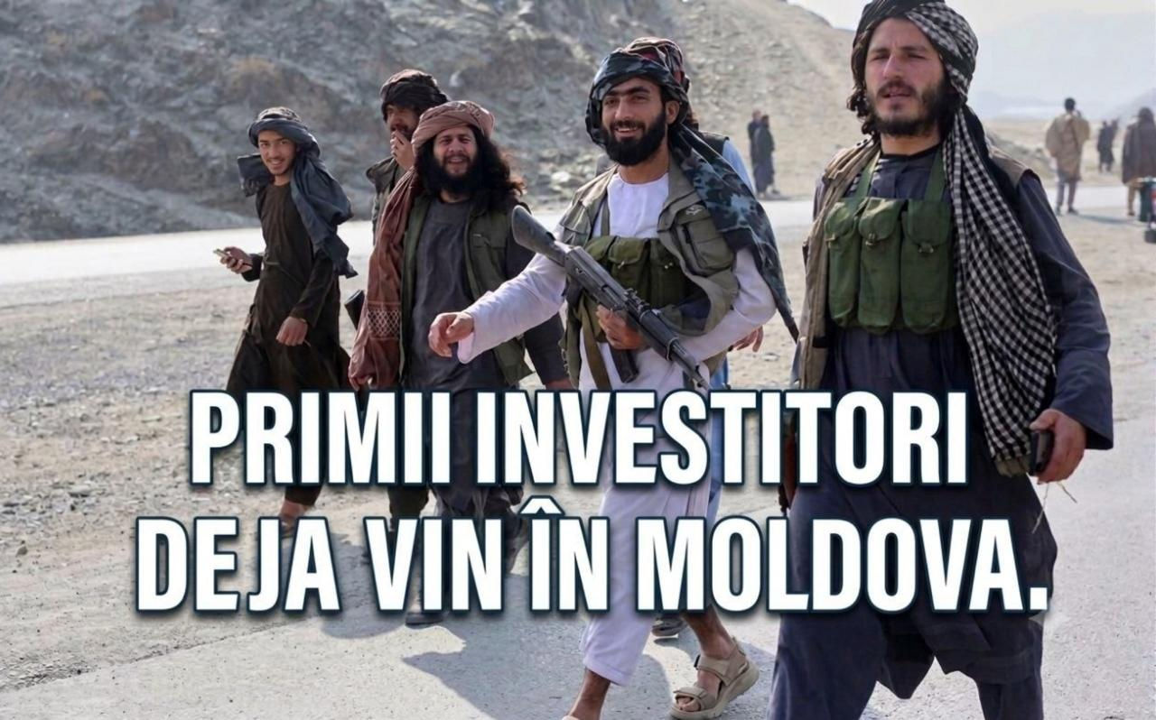 Визит афганской делегации в Кишинёв вызвал волну мемов в соцсетях.