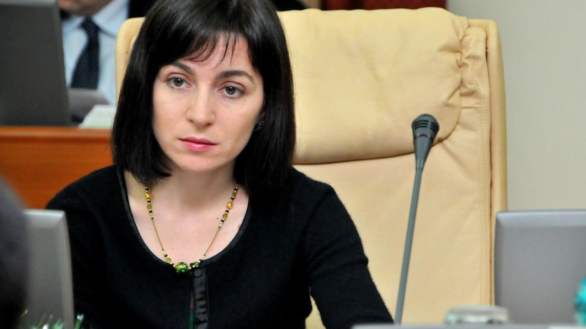 Liderul Partidului Acțiune și Solidaritate, Maia Sandu. 