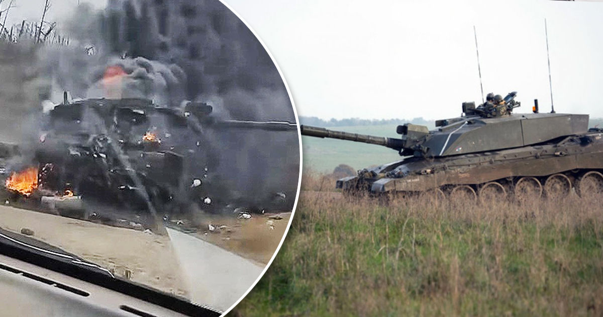 Танк Challenger 2 уничтожен в бою впервые за 30 лет. Коллаж: Point.md