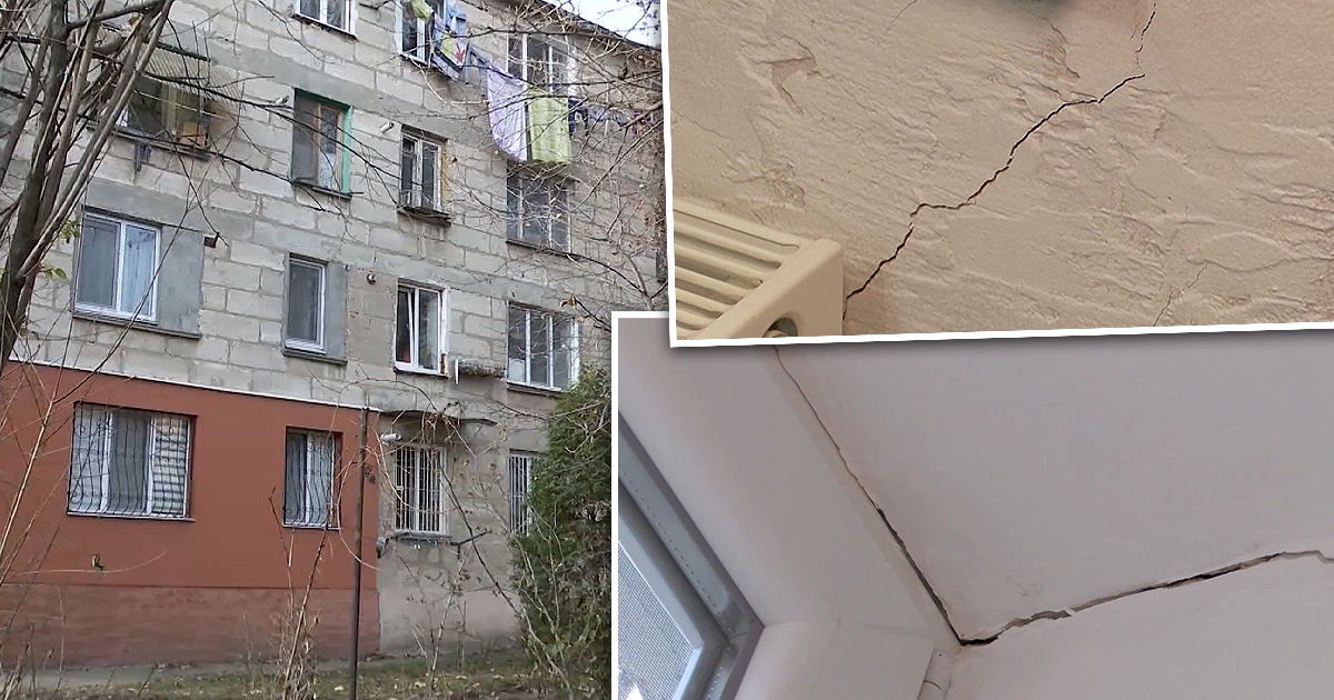 Жильцы многоэтажки на Чеканах бьют тревогу: здание может обрушиться. Коллаж: Point.md