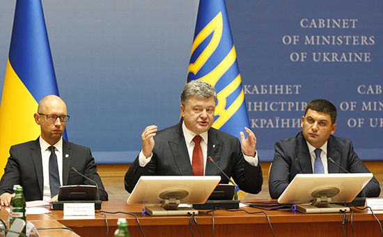 Порошенко и Яценюк стали склоняться в сторону альтернативного плана. Фото: tass.ru