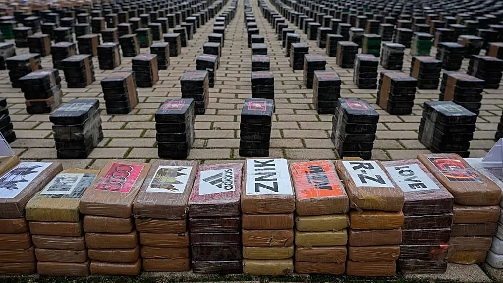 Poliția Spaniei a reținut o cantitate record de cocaină.