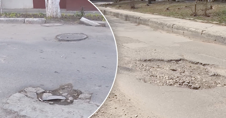В Кишиневе с приходом весны на дорогах появились новые ямы.