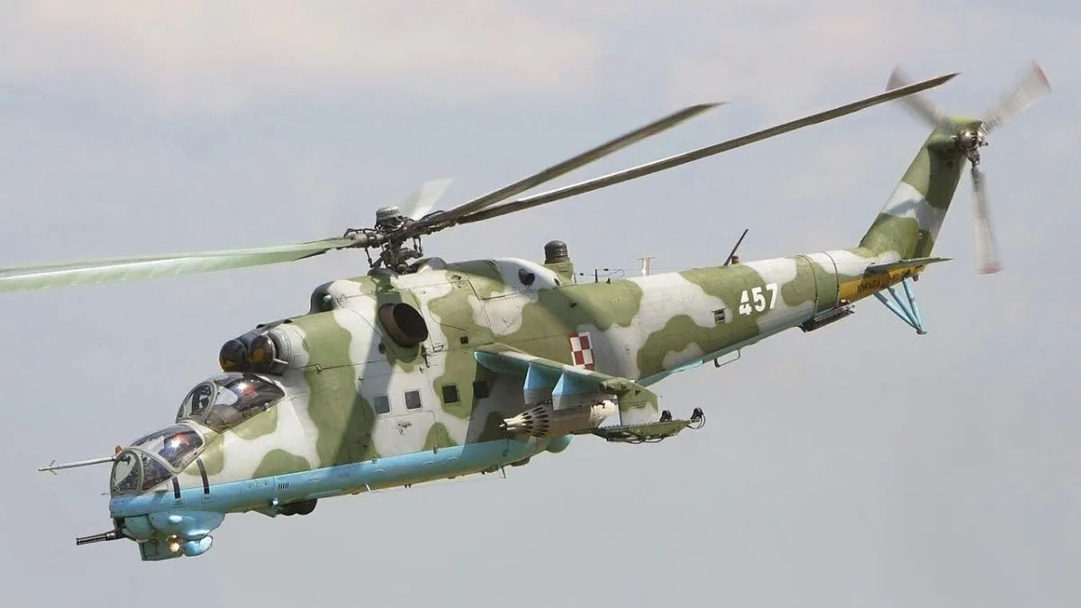 Над Черным морем потерпел крушение российский Ми-24.