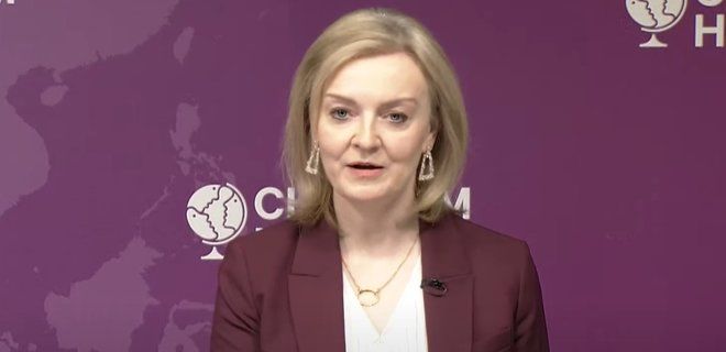 Глава британского МИД Лиз Трасс.