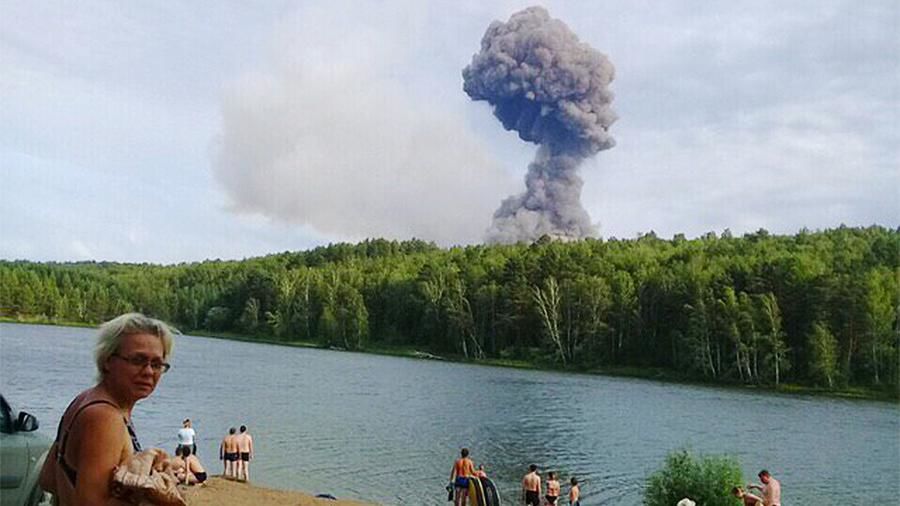 В российской воинской части произошел взрыв.